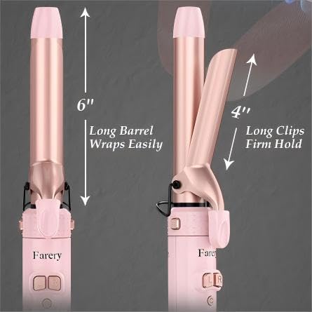 Farery styling clips and pouch for organized, on-the-go sessions.