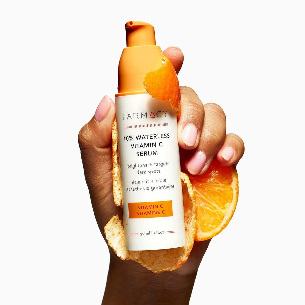 Farmacy alpha-arbutin even-tone closeup targets uneven tone