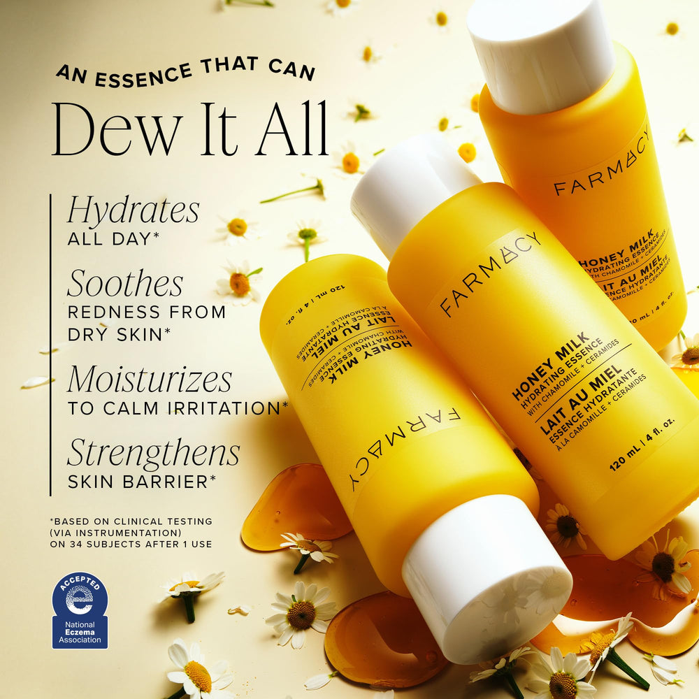 Farmacy Chamomile Hawaiian White Honey blend emphasizes calming ingredients for sensitive skin.