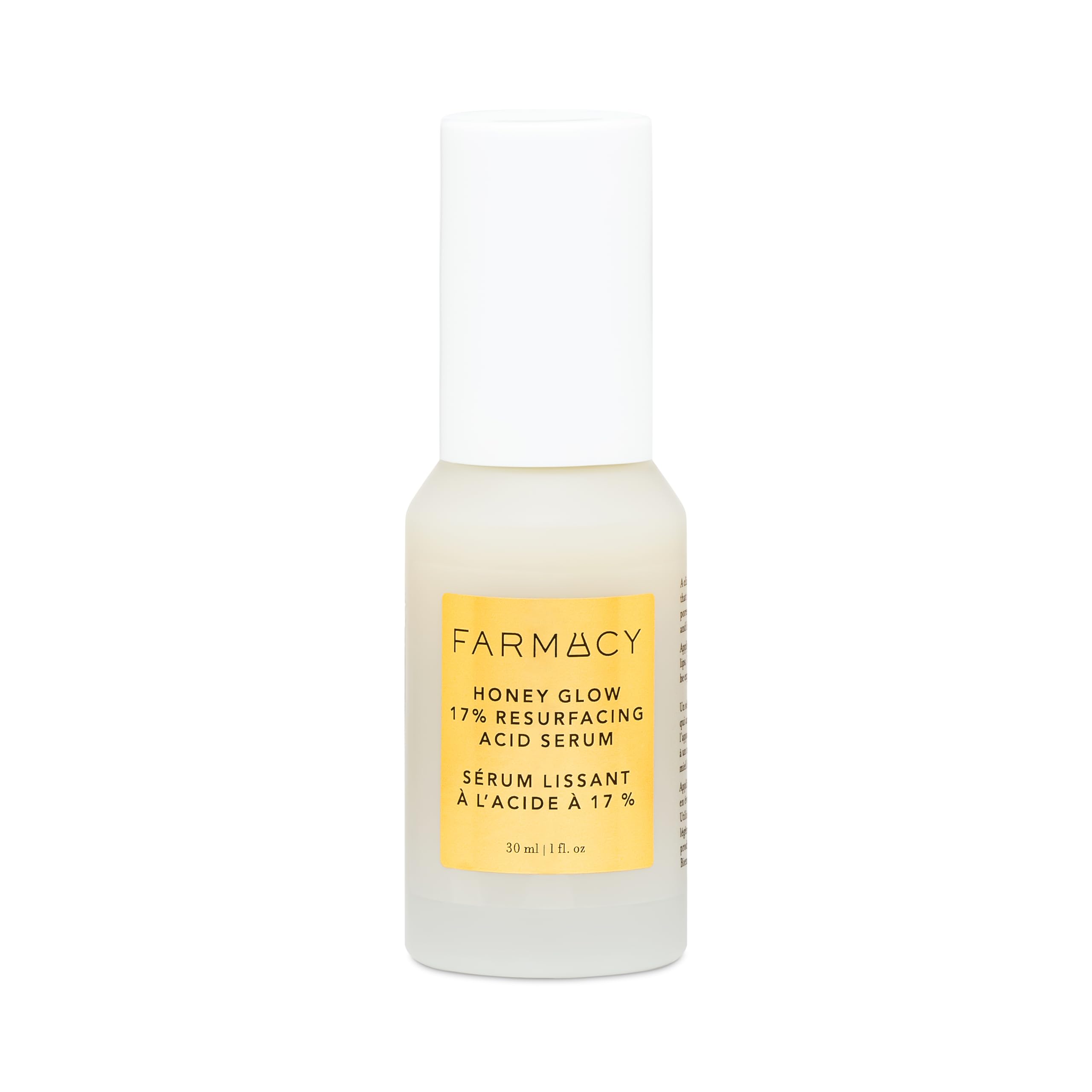 Farmacy Face Exfoliator Serum Honey Glow bottle highlights glow overnight routine