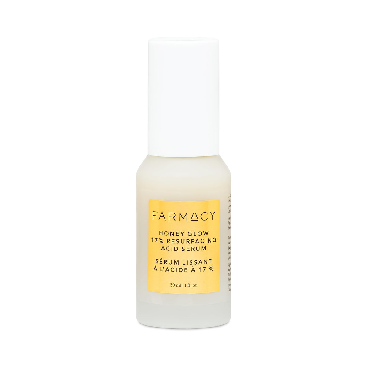 Farmacy Face Exfoliator Serum Honey Glow bottle highlights glow overnight routine