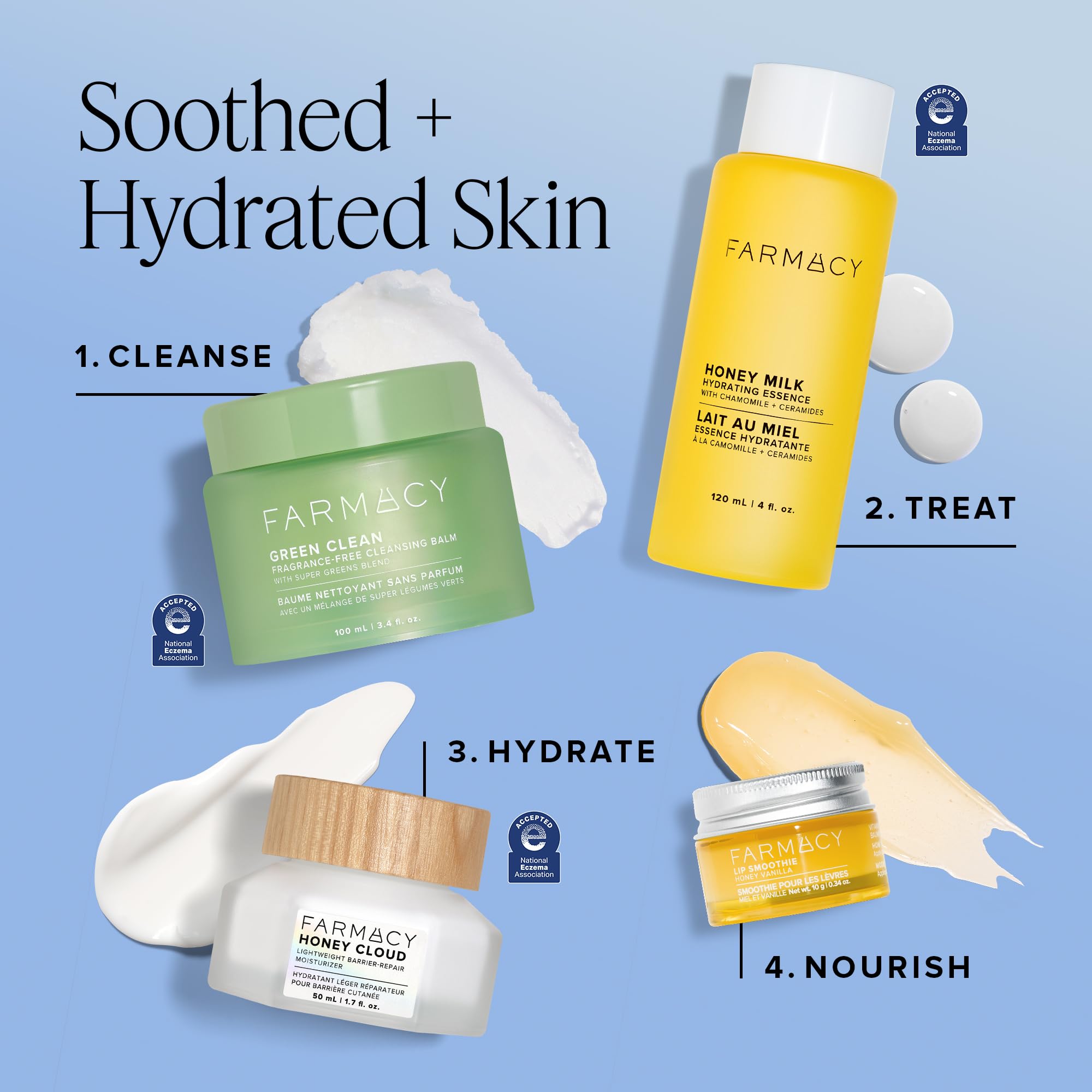 Farmacy Honey Cloud Moisturizer applied on face during morning routine.
