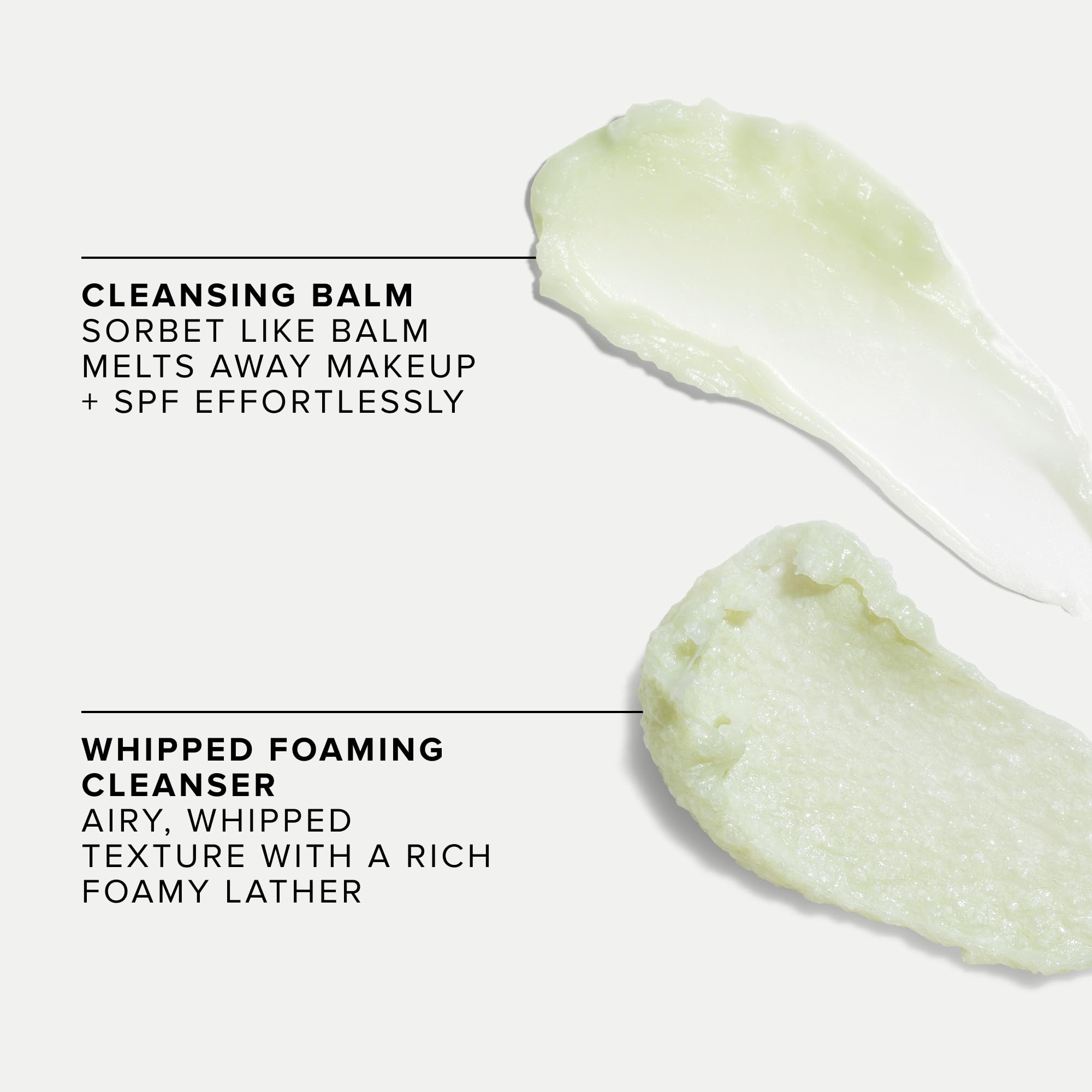 Texture close-up of Farmacy cleansing balm for smooth, comfortable skin