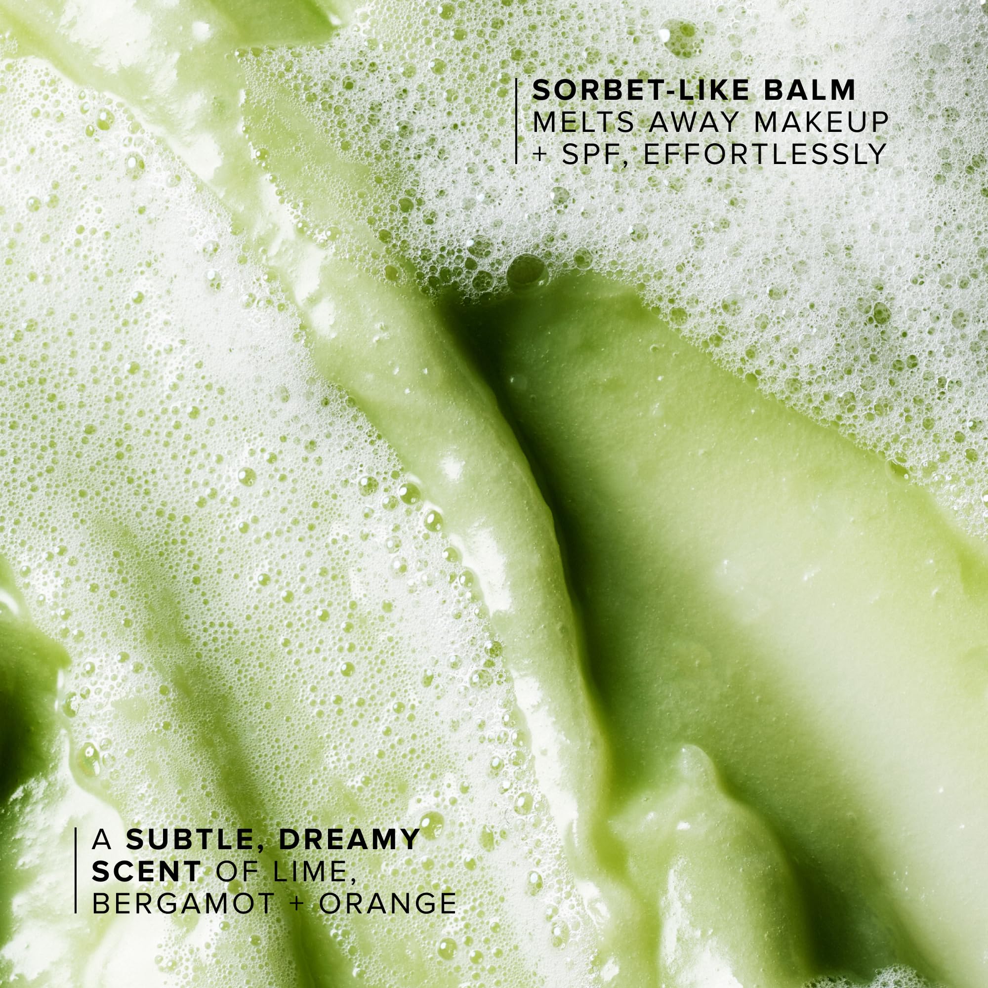 Farmacy Green Clean-scent lime-bergamot-orange evokes refreshing spa-like fragrance.