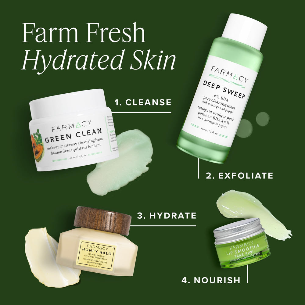Farmacy Green Clean removes waterproof makeup with a smooth rinse.