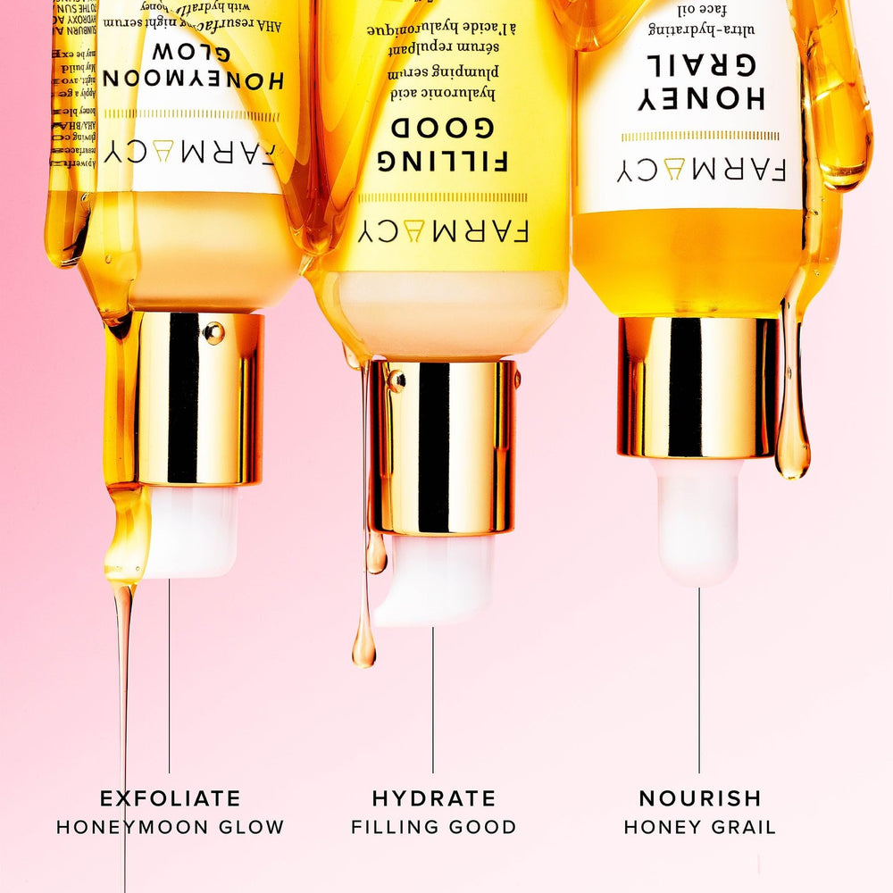 Farmacy Honey Grail on hair helps tame flyaways and adds shine