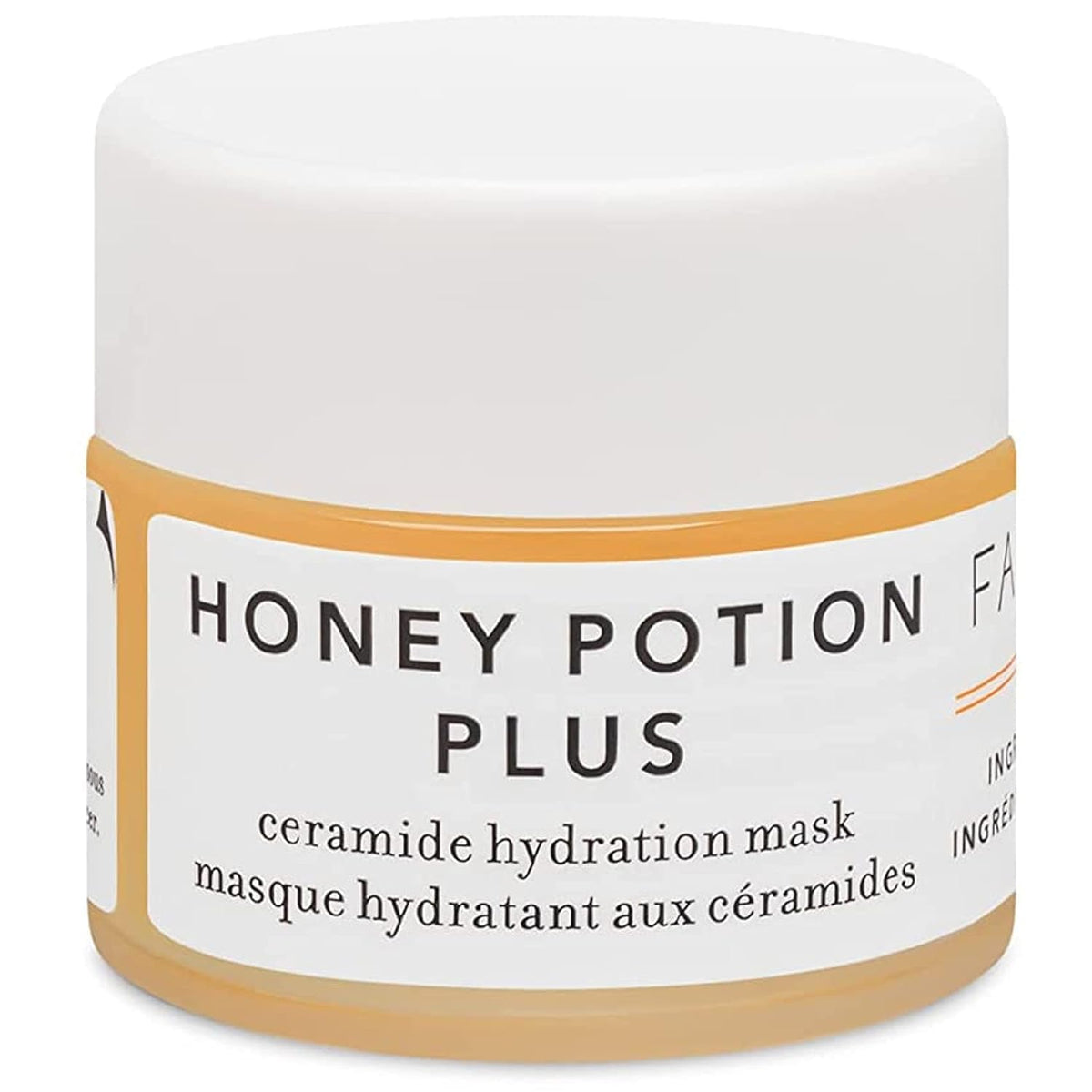 Farmacy Honey Potion mask jar closeup shows rich hydration for the skin