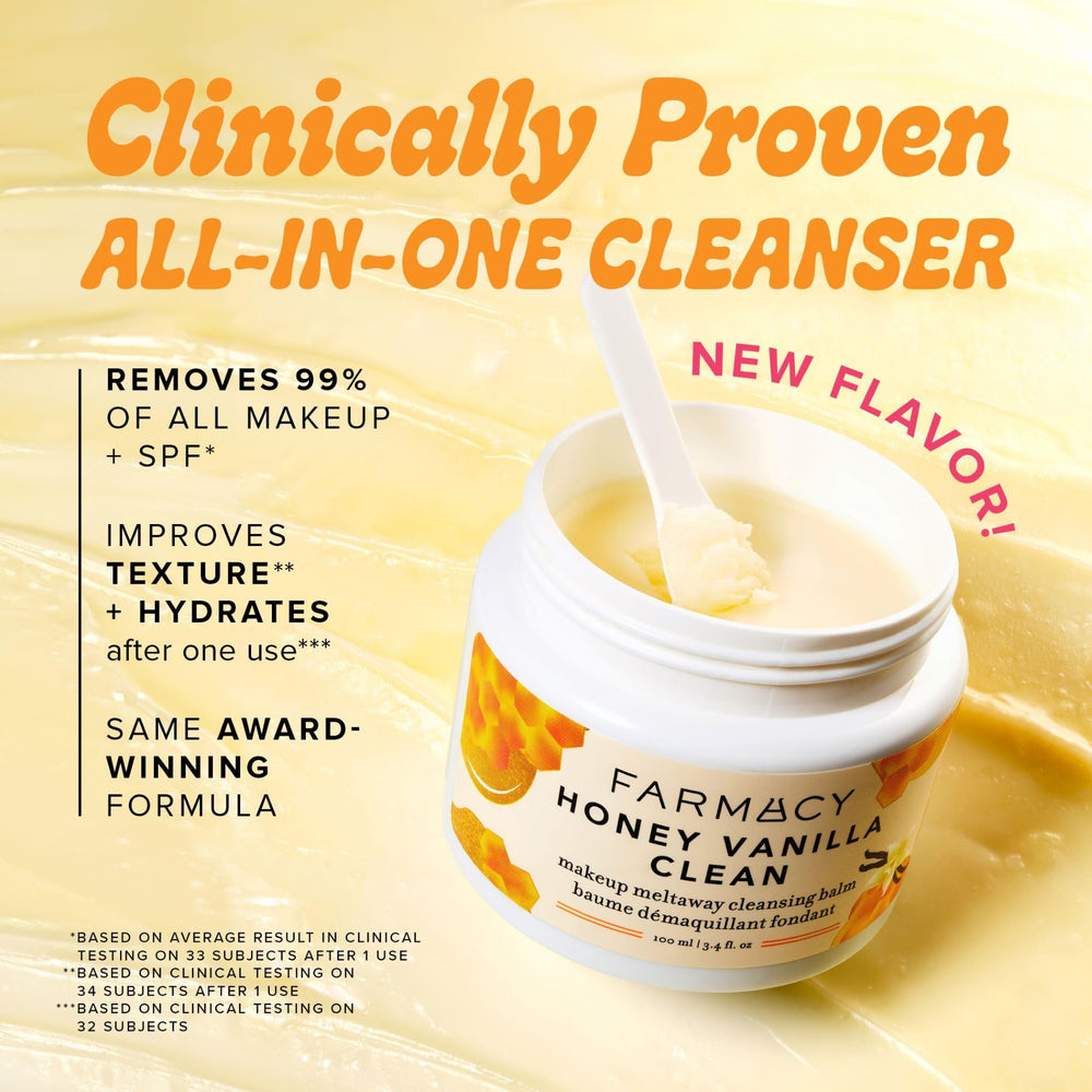 Farmacy honey vanilla scent close-up highlights fragrance for a refreshing cleanse
