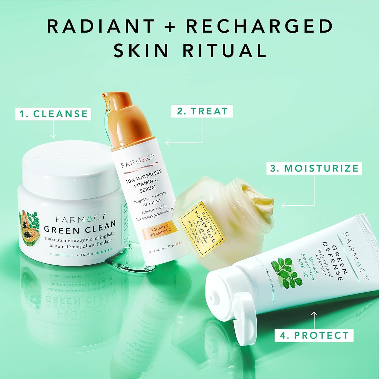 Farmacy Mineral Face Sunscreen under-makeup provides an ideal base for even complexion.