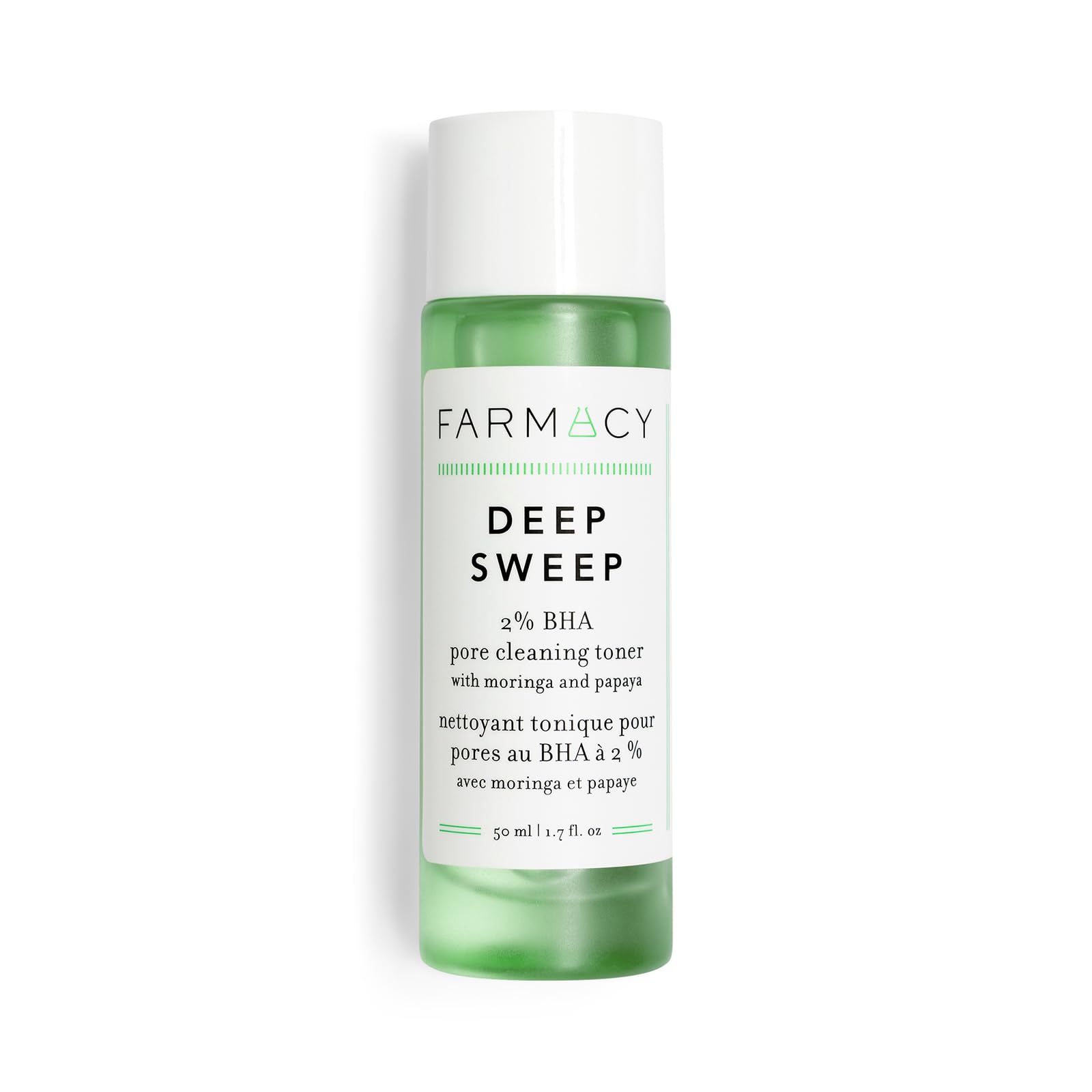 Farmacy moringa seed extract emphasizes purifying, pollution-cleansing benefits.