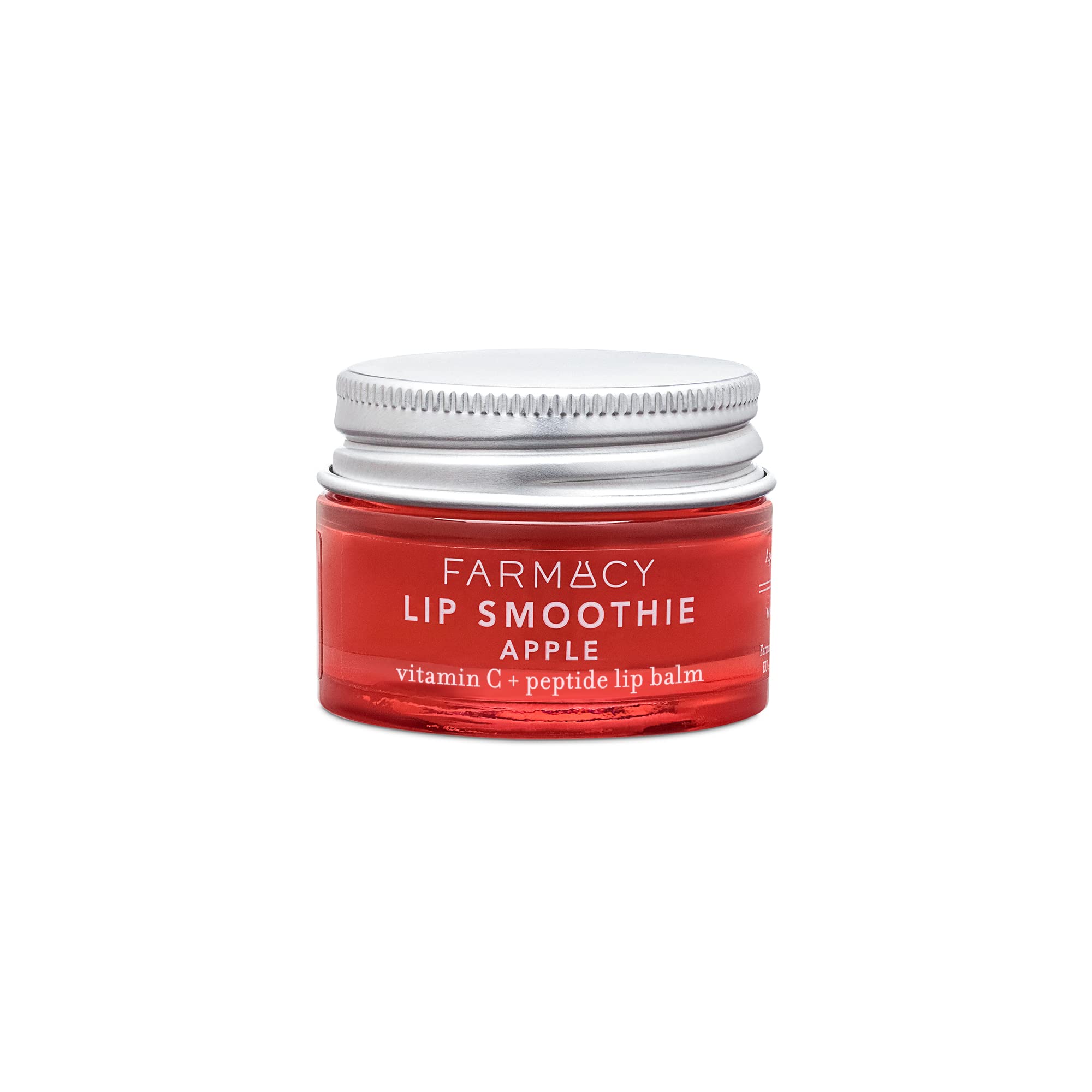 Farmacy Peptide Lip Smoothie apple-packaging shows premium lip care for daily hydration and gloss.