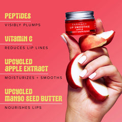 Close-up of peptides and vitamin C ingredients in Farmacy formula