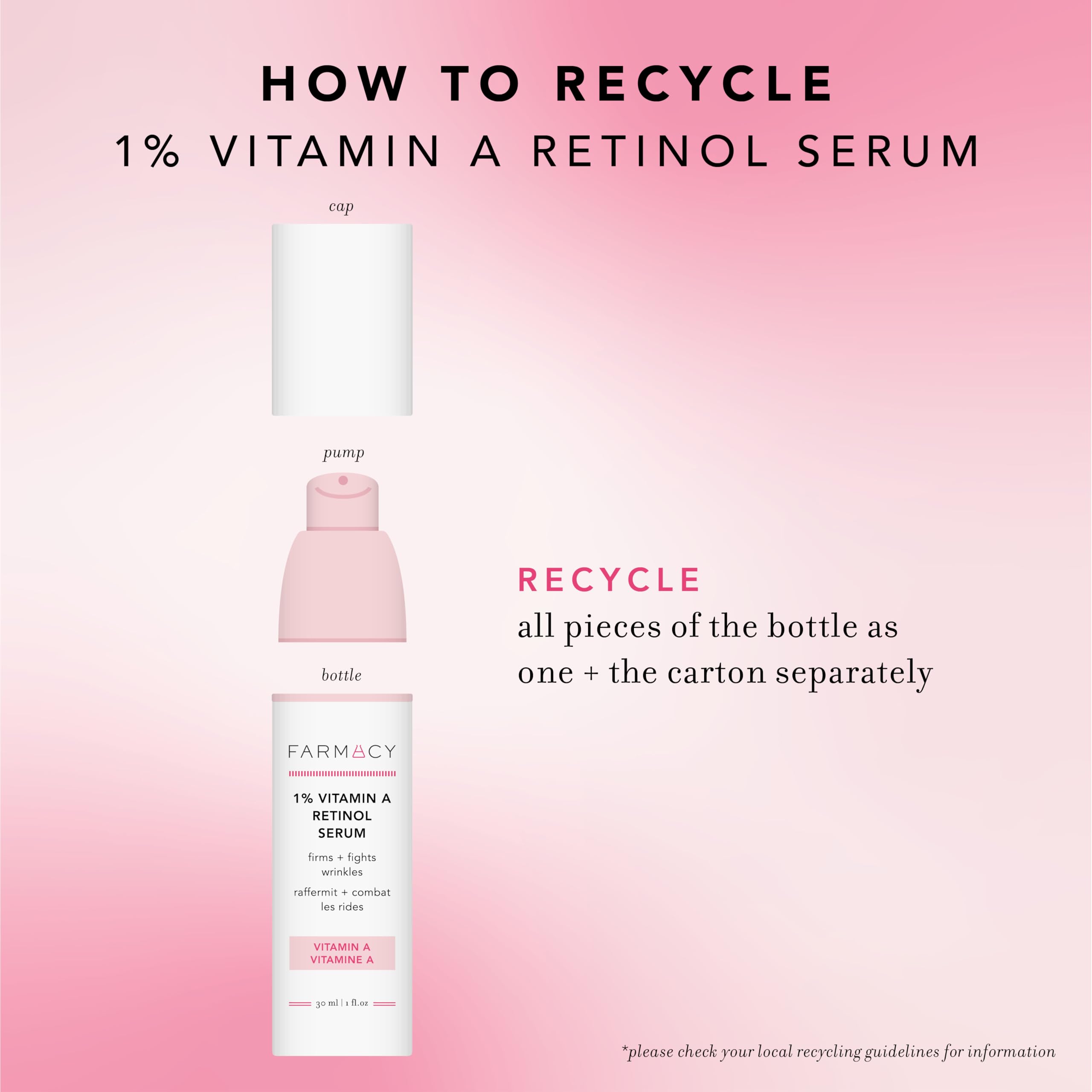 Farmacy retinol serum applying at night for rejuvenated-looking skin