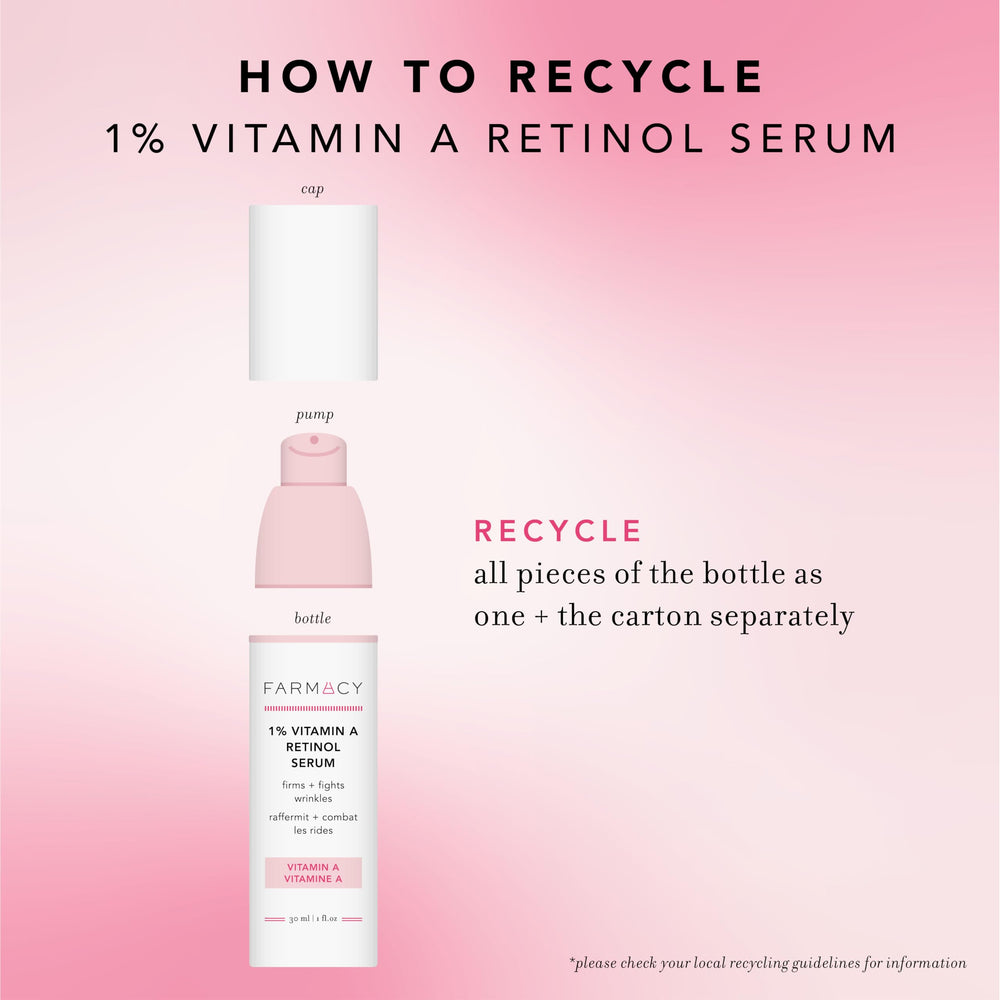 Farmacy retinol serum applying at night for rejuvenated-looking skin