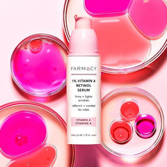 Farmacy retinol serum close-up highlighting hydrating texture for barrier support
