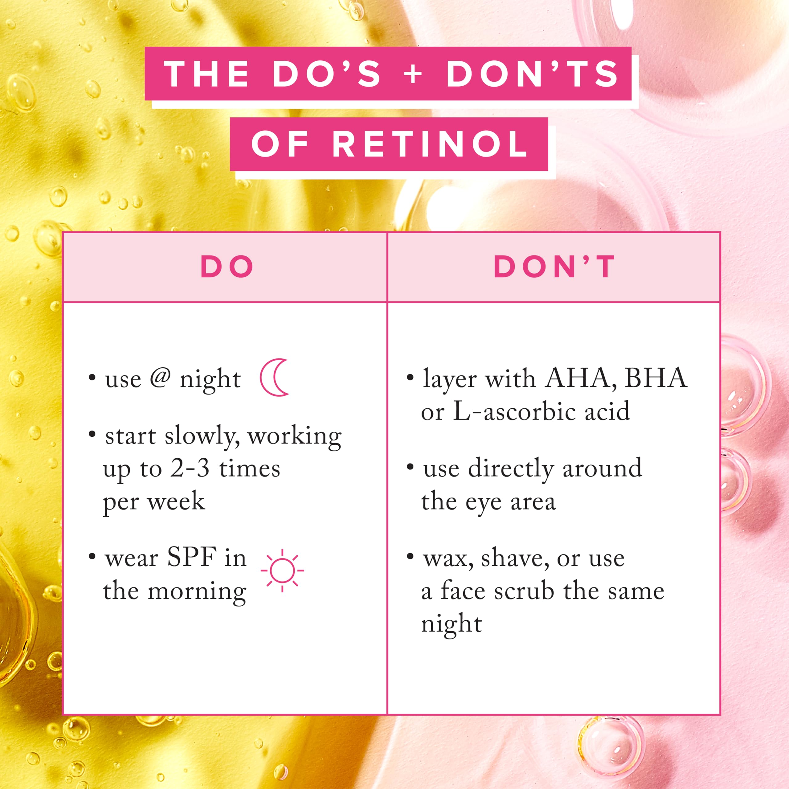 Farmacy retinol serum night routine scene for nighttime skin renewal