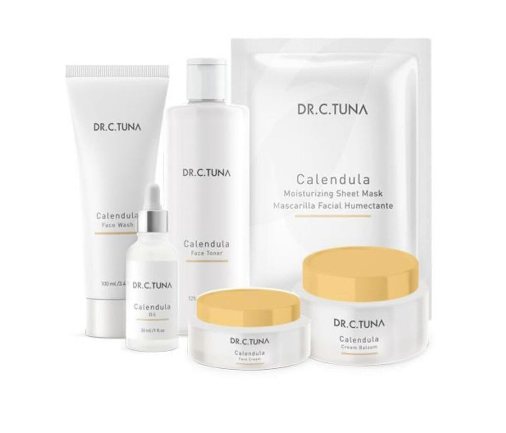 FARMASi Calendula Cream texture close-up showing balm-like absorption.