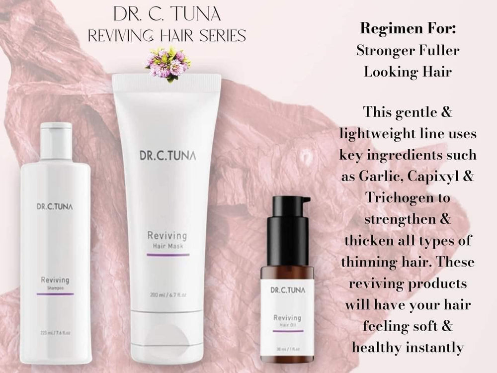 FARMASi Dr. C. Tuna hair mask applicator shows smooth, even application.