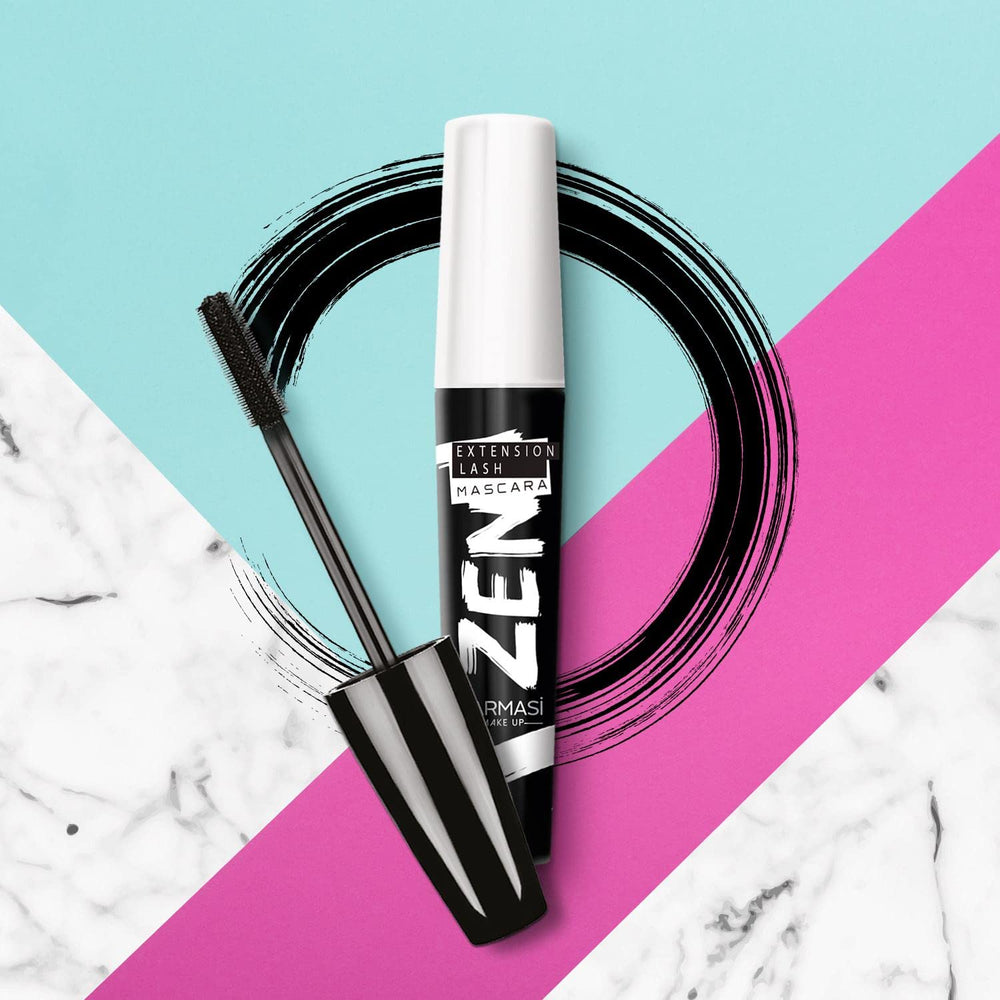 FARMASi Zen wand angled technique demonstrates base lift for fuller lashes.
