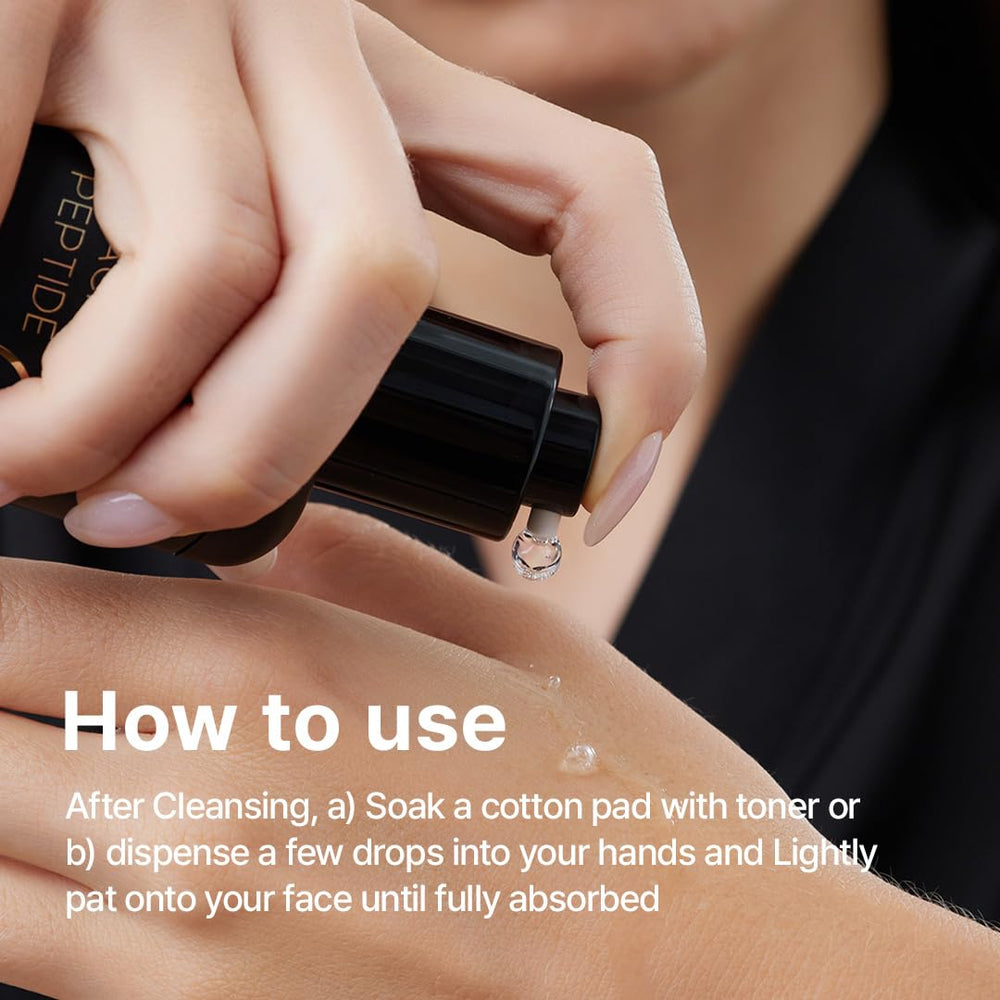 Farmstay Niacinamide and ceramide NP in toner promote even tone.