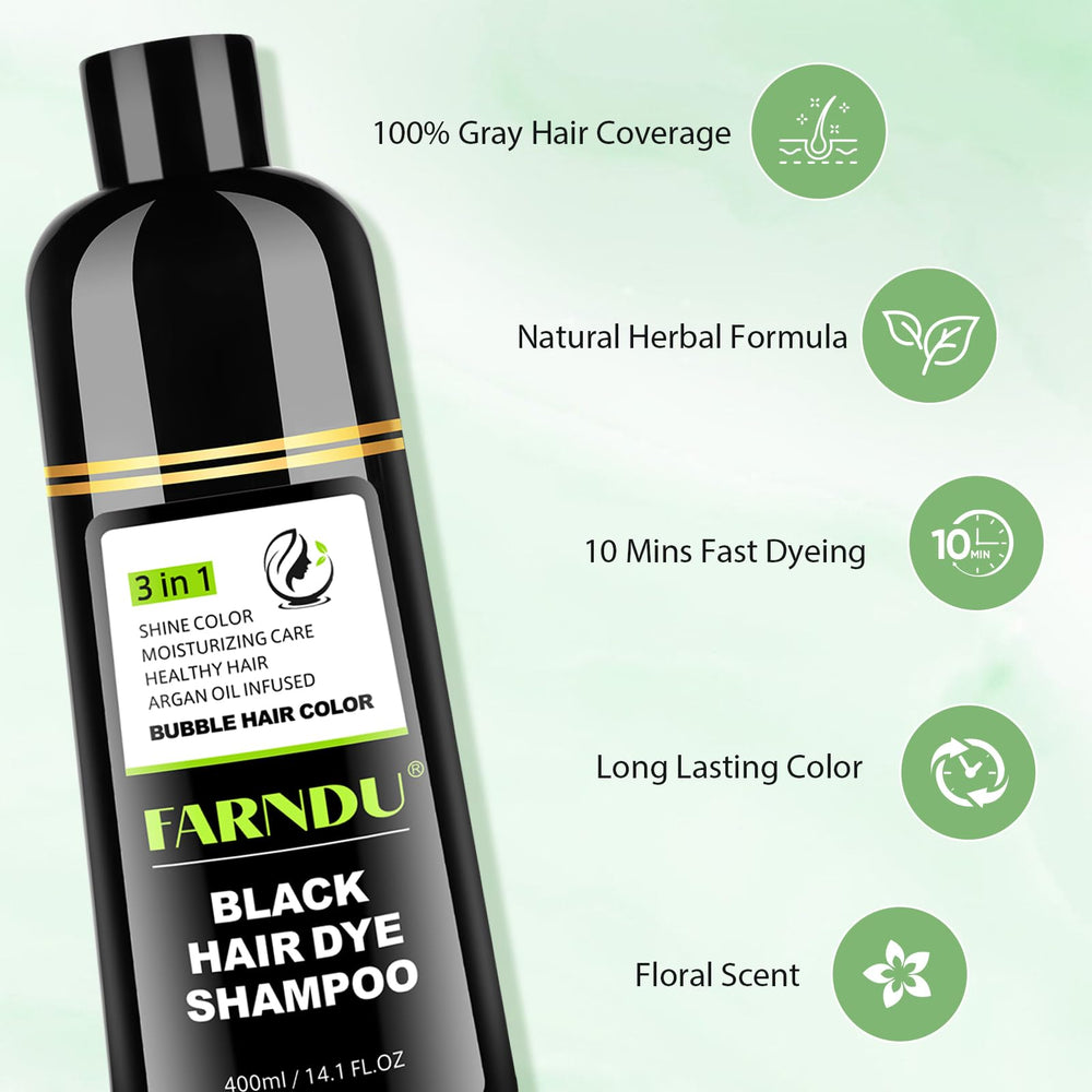 Farndu ammonia-free and parabens-free formula ensures gentle use.
