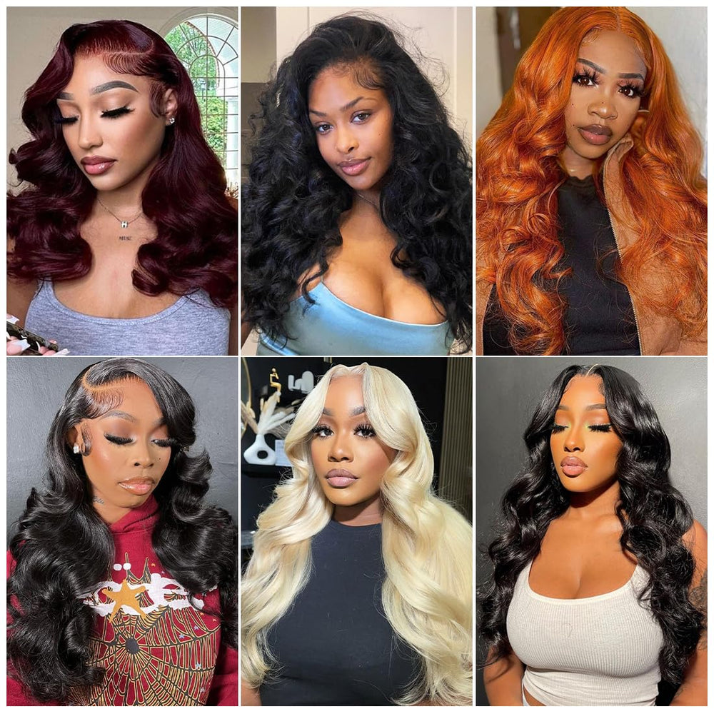 FASCARA versatile parting options show middle, side, or high ponytail potential