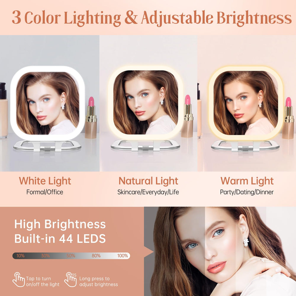 FASCINATE LED lights close-up with bright, true-color glow