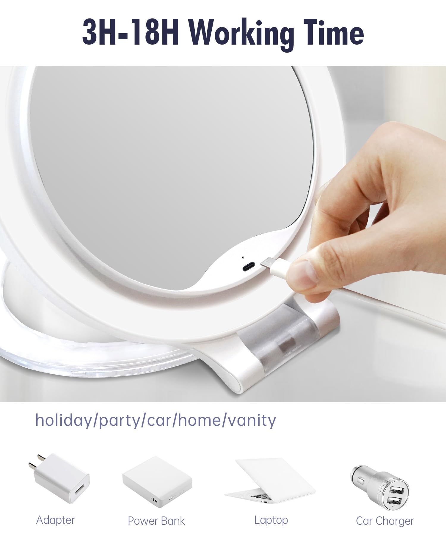 FASCINATE adjustable stand supports desk or wall mounting.