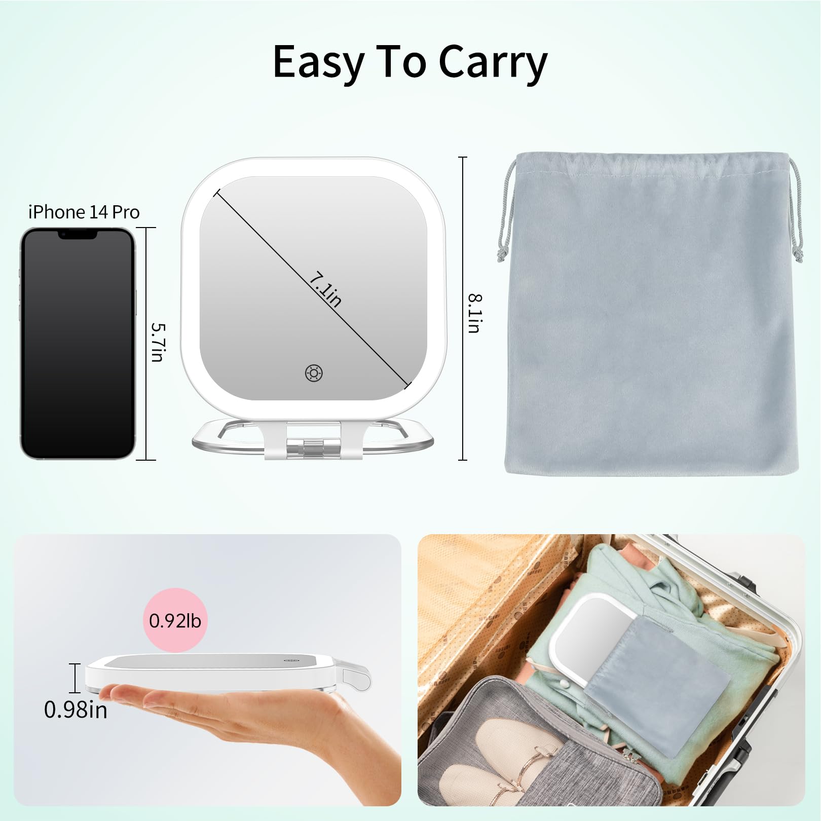 FASCINATE rechargeable battery supports long travel use