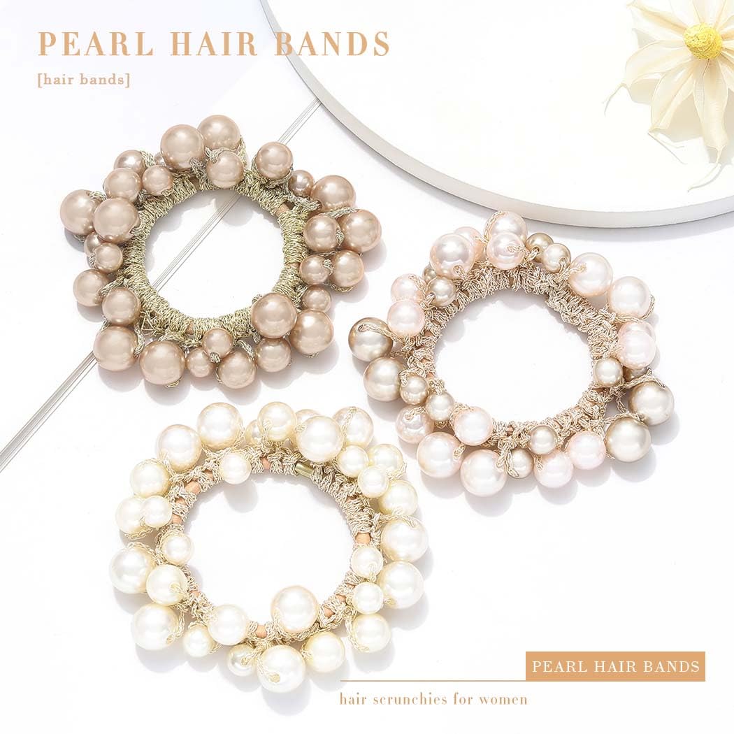 Perlas blanco y champagne en Fashey, detalle sutil y luminoso.