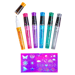 Fashion Angels Sparkle Tats marker purple vibrant skin safe artistry for kids
