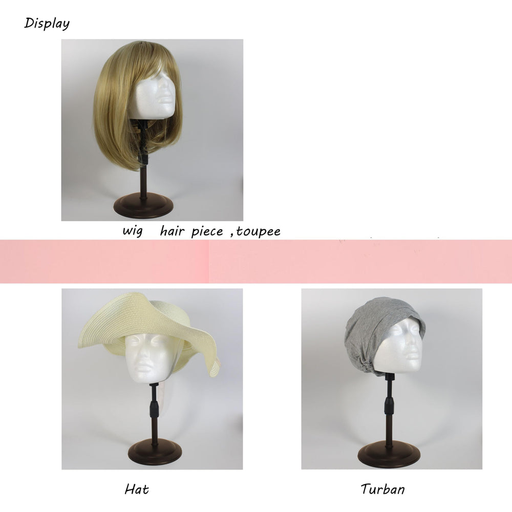 fashion-do wig styling and hat display setup for easy access
