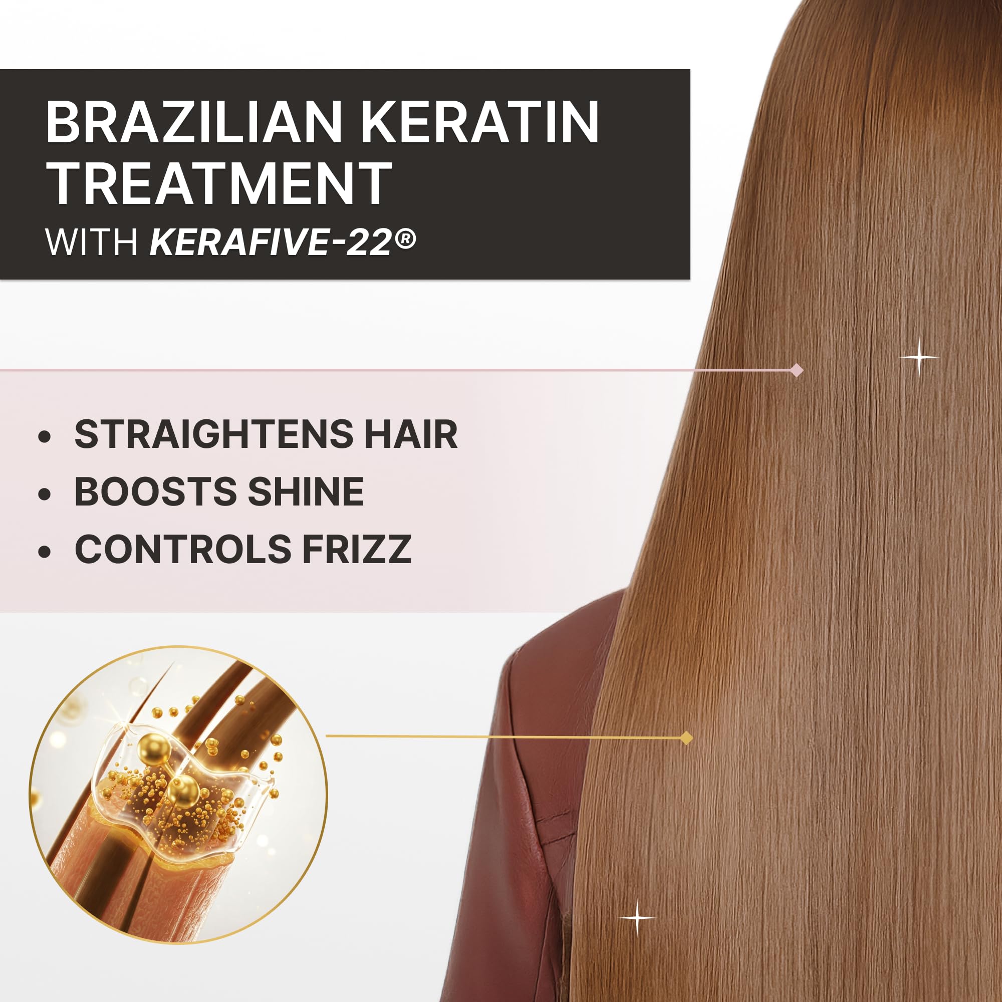 Fashion Gold ingredients close-up highlights INCA Oil and quinoa protein.