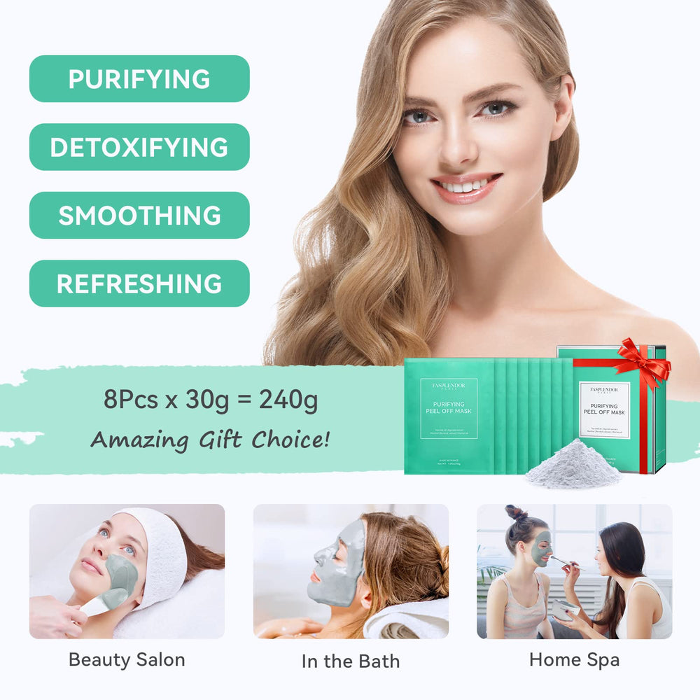 Fasplendor Tea Tree 8-sachet box enables convenient weekly spa nights.