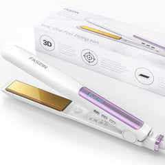 Faszin Hair Straightener displays temperature for precise styling