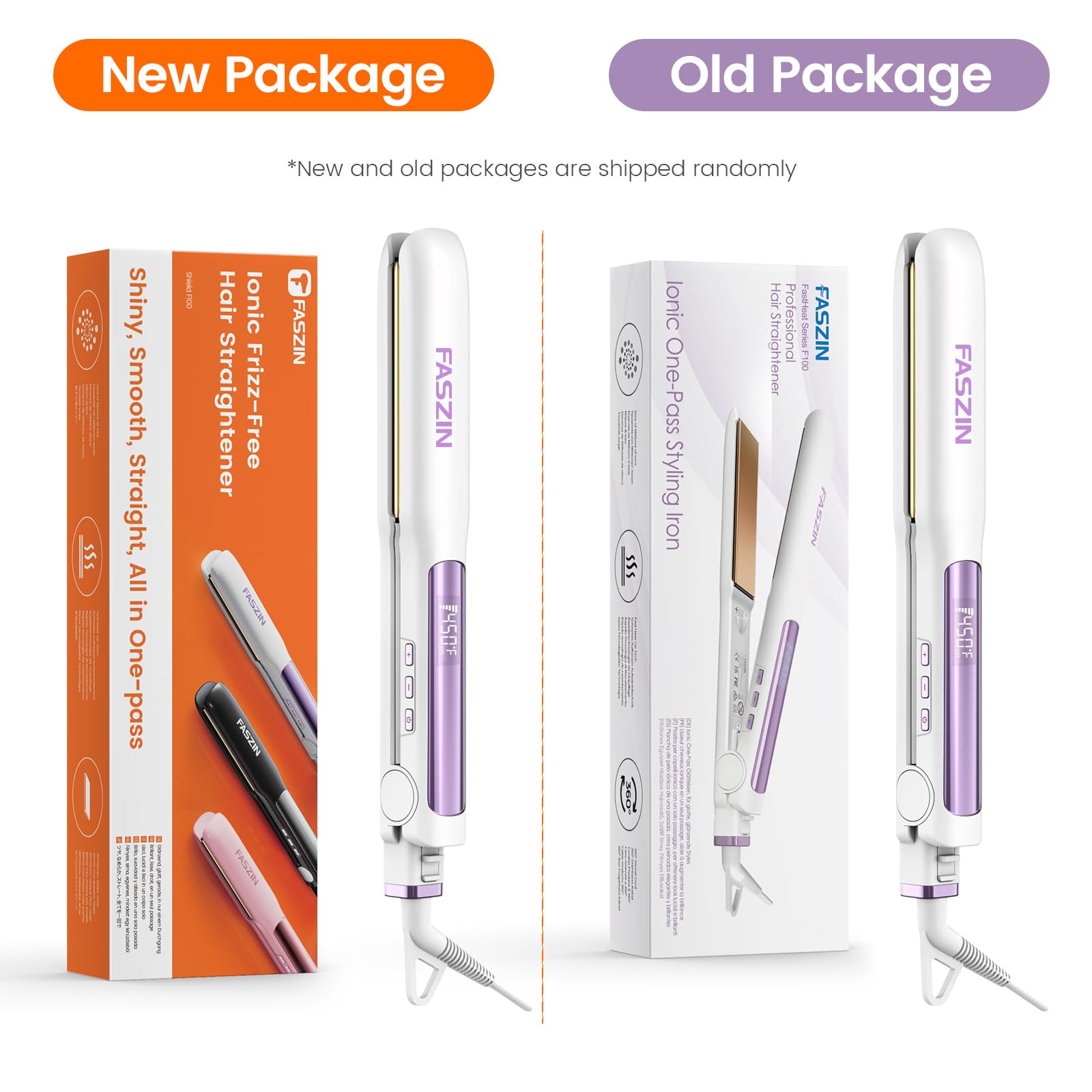Faszin temperature range supports various hair types