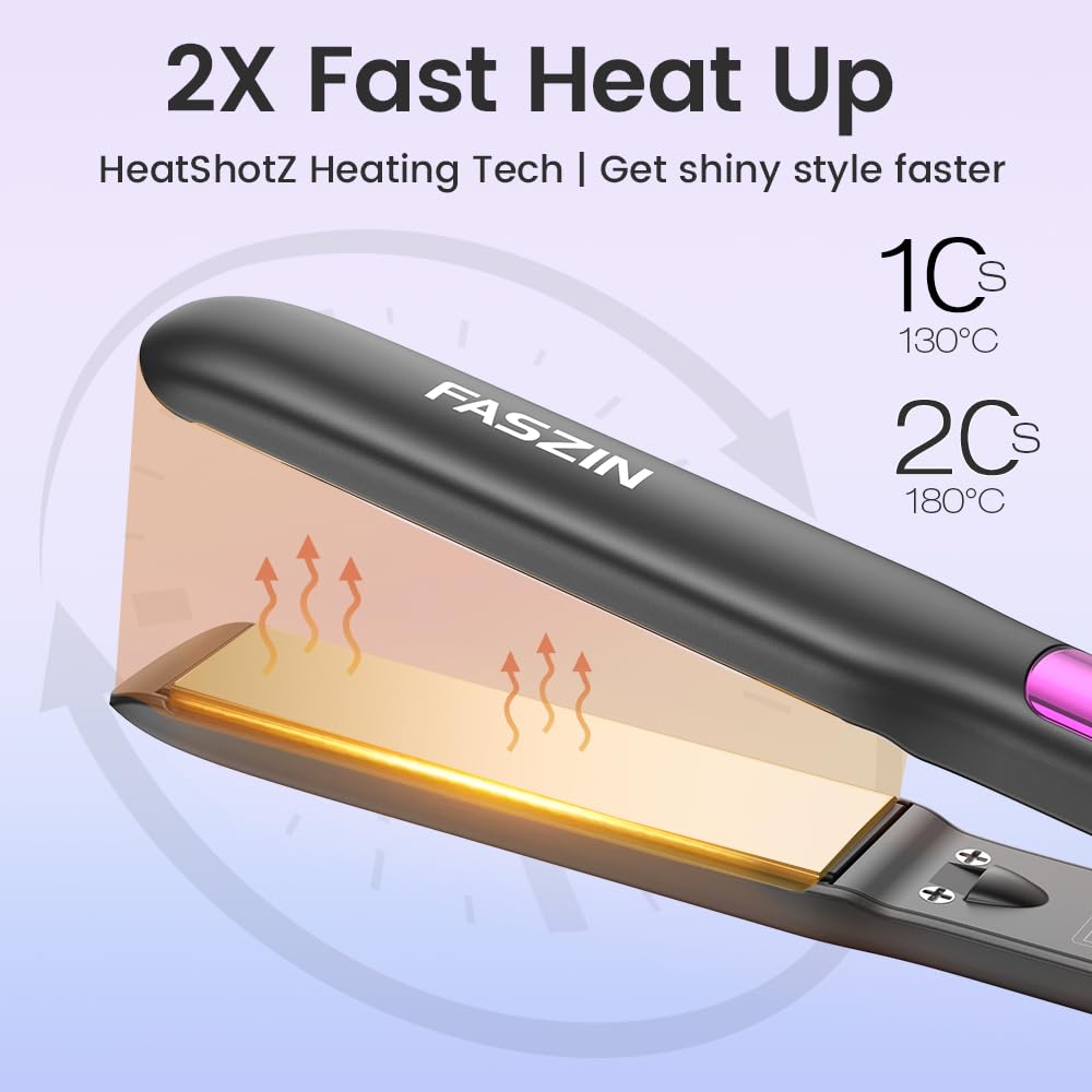 Faszin heat-up in 20 seconds with HeatShotZ for quick styling