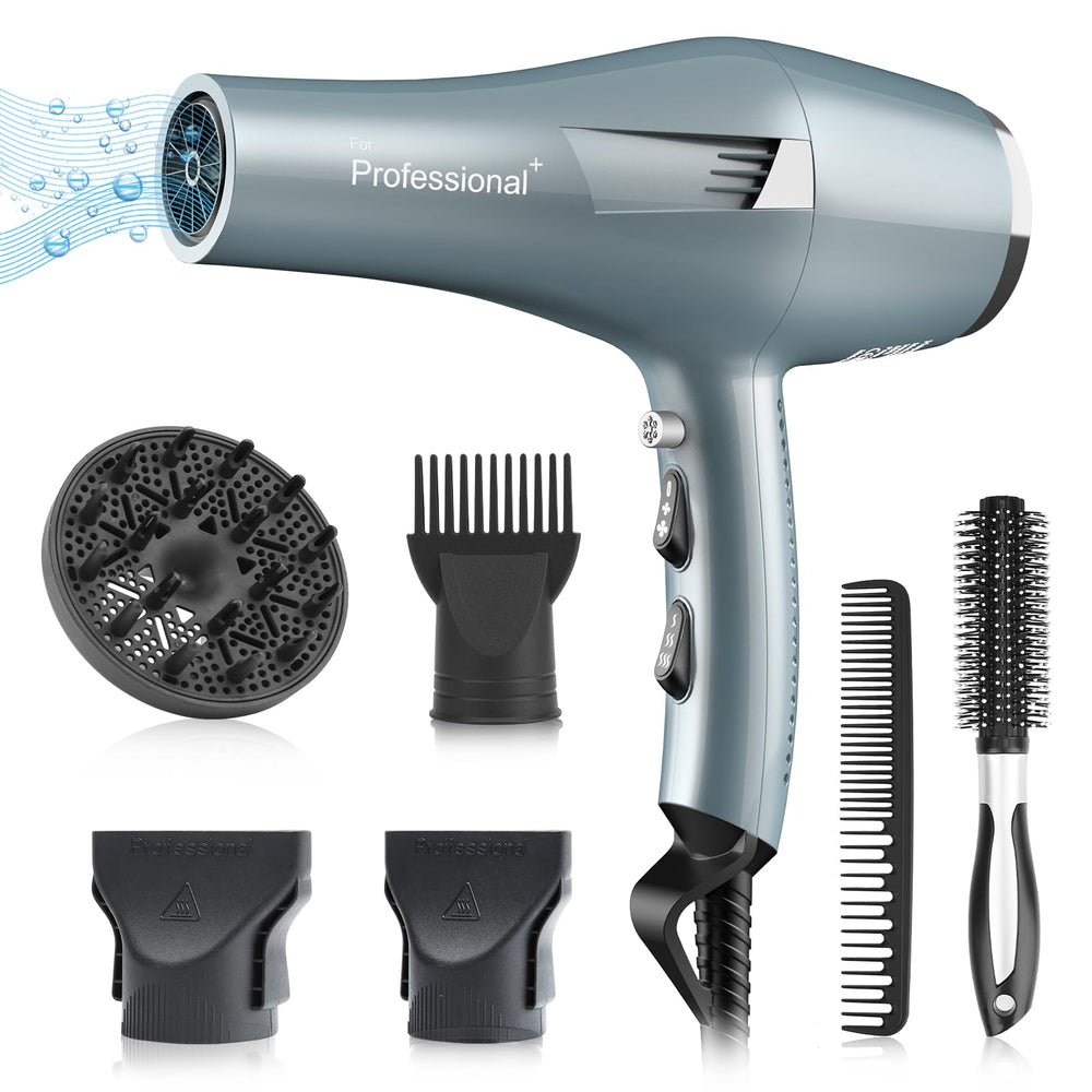 Faszin Ionic Salon Hair Dryer front view for fast, frizz-free styling.