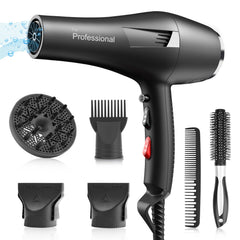 Faszin Ionic Salon Hair Dryer front view for quick drying with controlled heat.