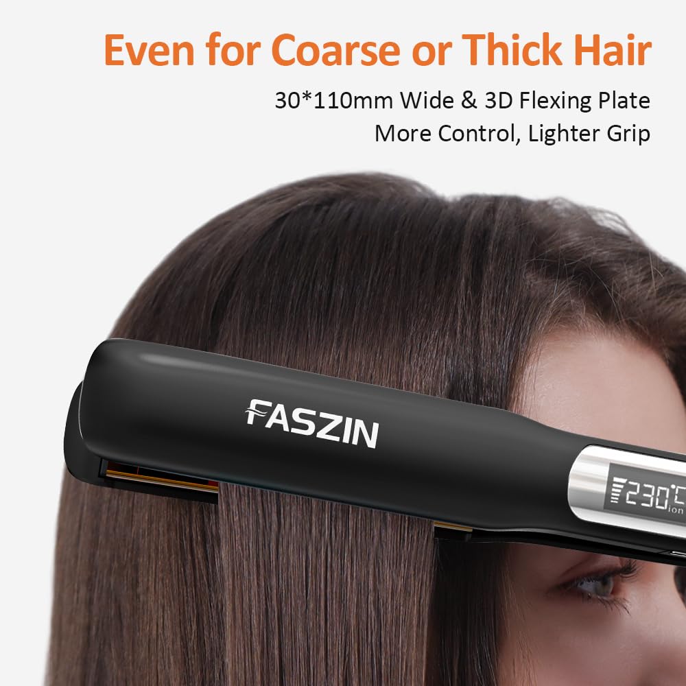 Faszin One-Pass performance covers large area for efficient straightening.