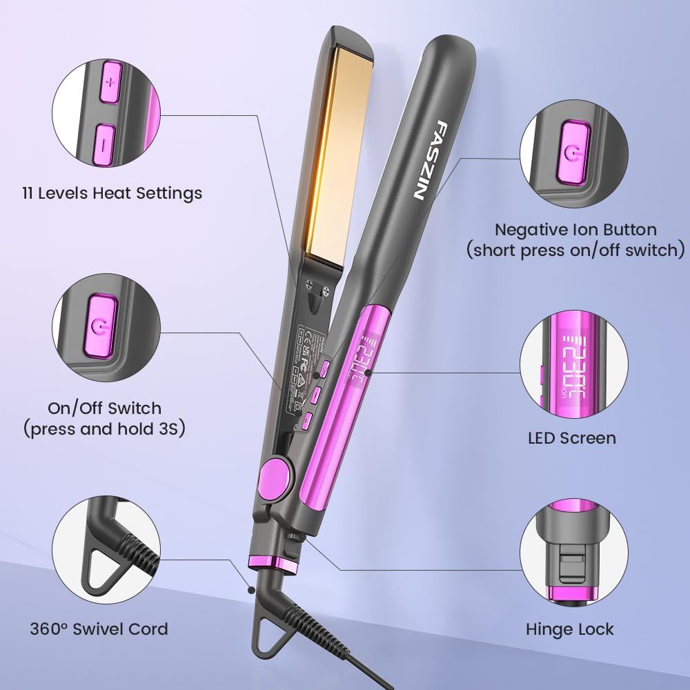 Faszin universal voltage 100-240V ensures reliable travel styling