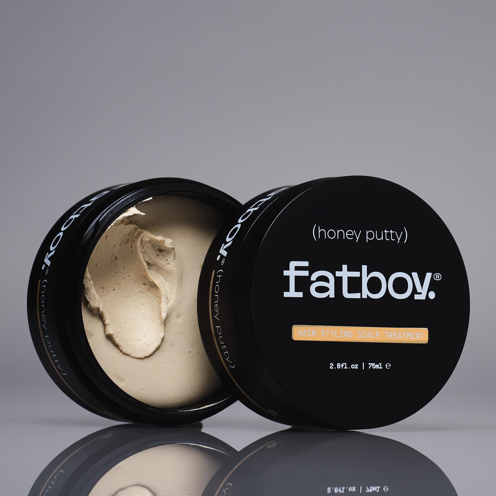 Fatboy Honey Putty color-safe-label demonstrates paraben-free formula for daily use