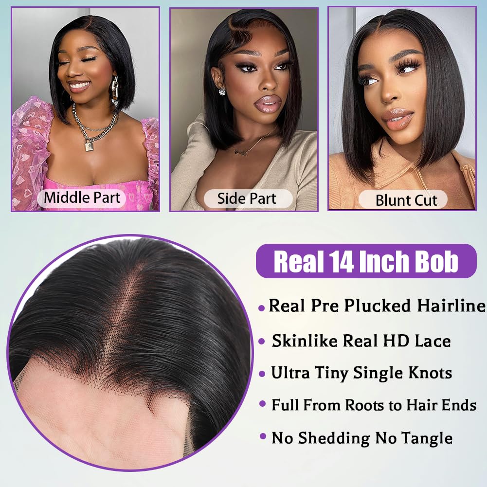FATIAO 180% density bob wig offering full yet light-looking volume