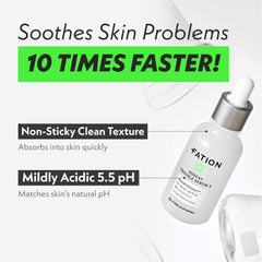 Fation NOSCA9 serum application texture shows fast absorbing formula for daily use.