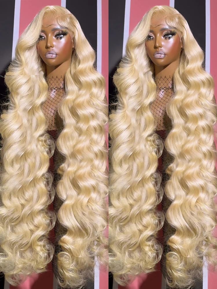 Fayniss 613 blonde wig lace front 13x6 provides versatile parting options.