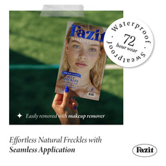 Fazit glitter patch closeup reveals vibrant color and micro-glitter texture