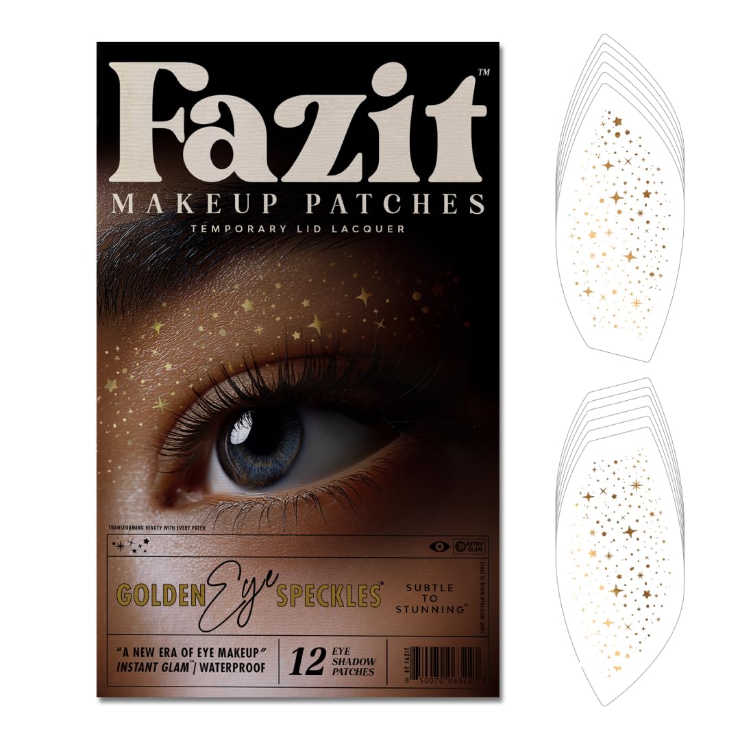 Fazit Golden Eye Speckles patch on eye area for shimmering eye makeup
