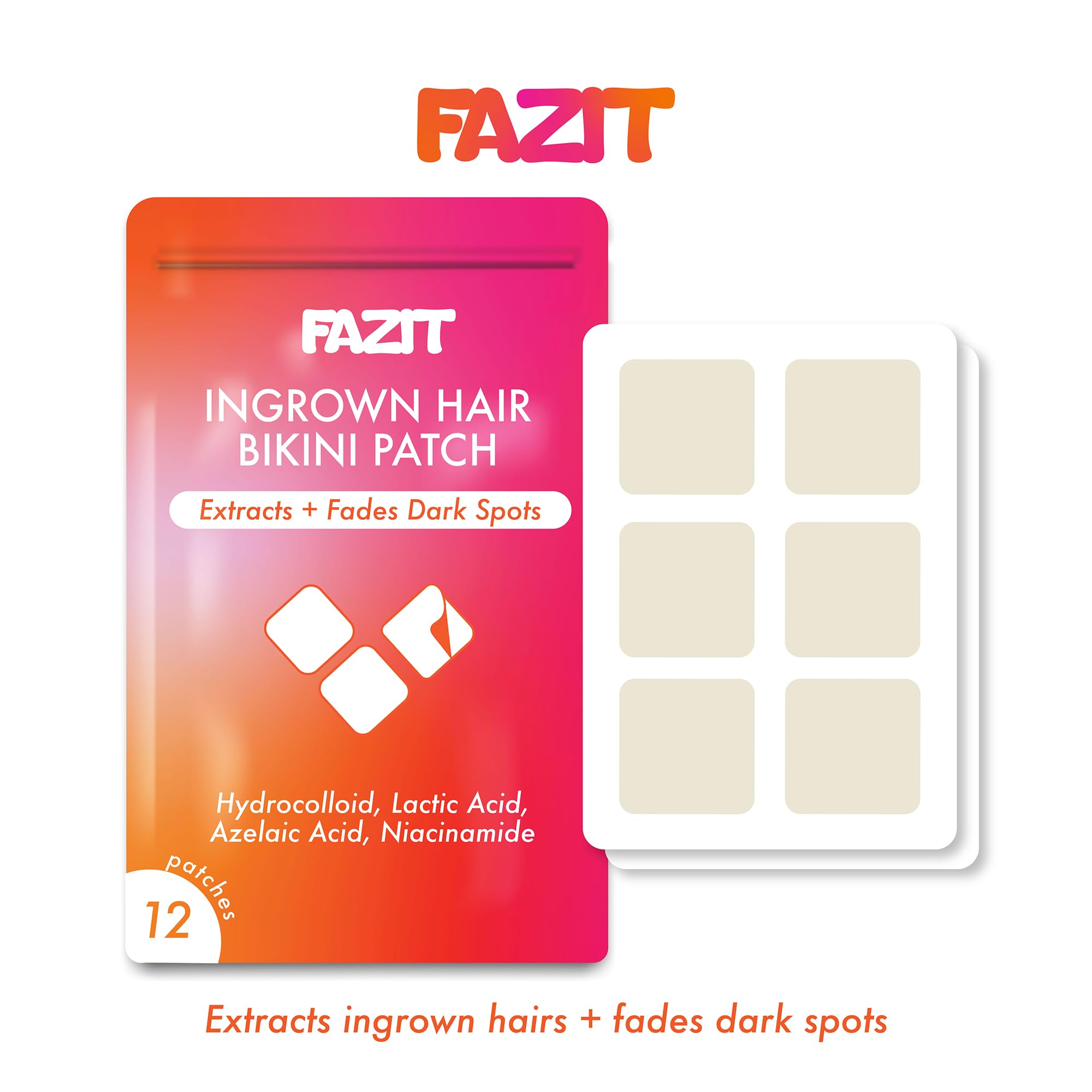 Fazit Ingrown Hair Pads after-use bikini line image suggests calm, clean skin