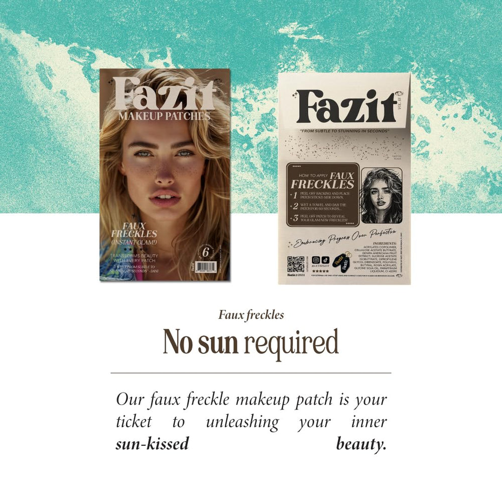 Fazit makeup patches face embellishment for cute freckles and glow-up effect