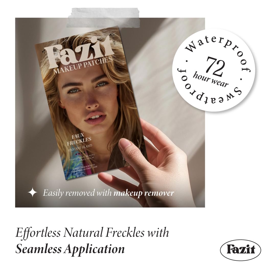 Fazit makeup patches glitter freckles for festival-ready whimsy and creative looks